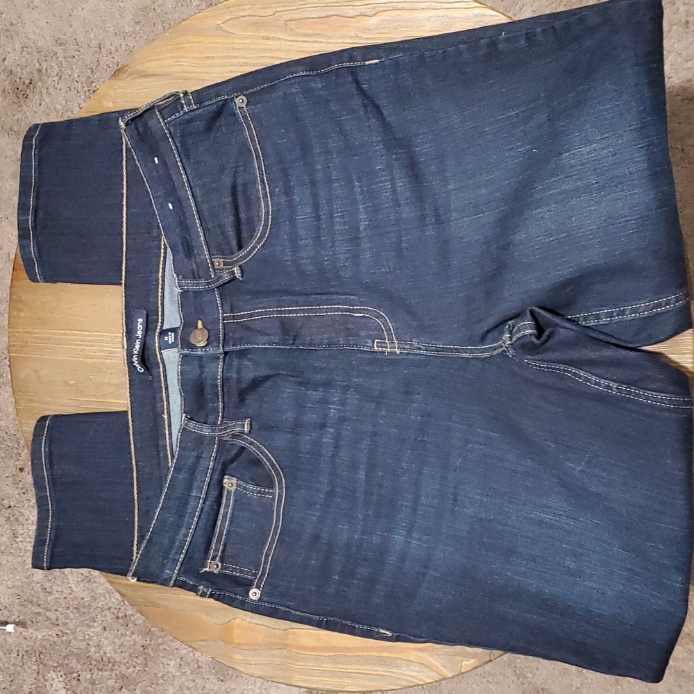 Calvin Klein Jeans Size 32 with Stretch Dark Blue